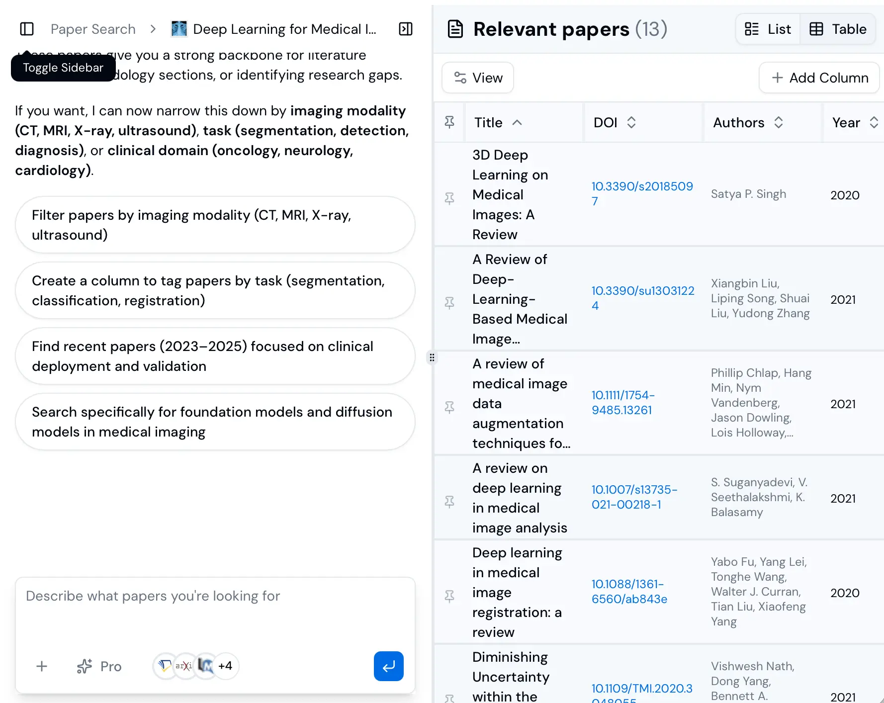 Analytics dashboard - Light Mode